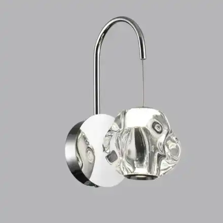 5084/5WL L-VISION ODL25 561 хром/прозрачный/металл/акрил Бра LED 5W 4000K 250Лм JEMSTONE