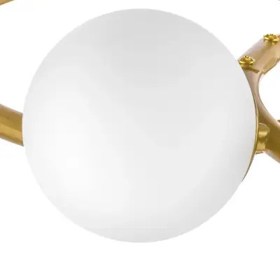 799063 Люстра GLOBO 6х6W (led) G9 ЗОЛОТО/БЕЛЫЙ Lightstar