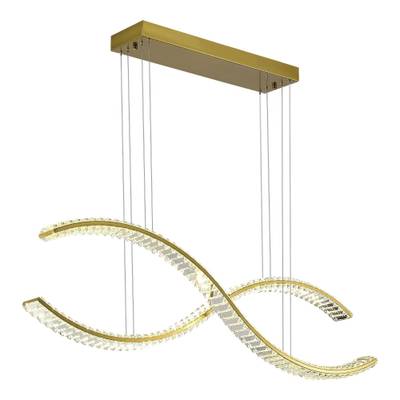 SL6206.303.50 Светильник подвесной ST-Luce Латунь/Прозрачный LED 1*50W 3000K