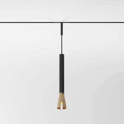 Mini Magnetic Трековый светильник 3W 3000K черный/латунь 85165/01