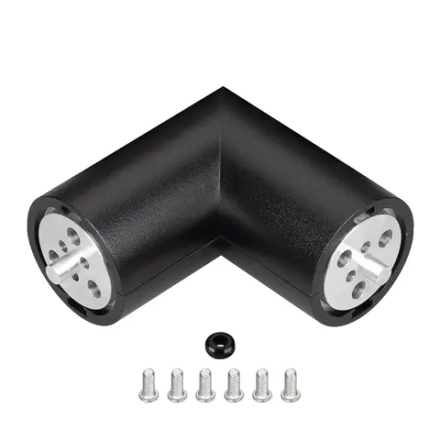Соединитель профиля ROUND-D36-360-90 BLACK (Arlight, Алюминий)