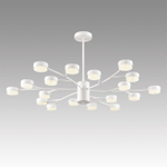 8265/18 COMFI LN26 233 металл, белый Люстра GX53 LED 18*7W 220V TORINA