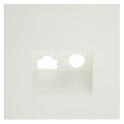 VLS002713 Накладка для розетки TV+RJ45 кат. 6, S70 (хлопок). (ТМ Maytoni)