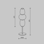 Настольный светильник Pattern 3000К 28Вт, MOD267TL-L28CH3K. TM Maytoni