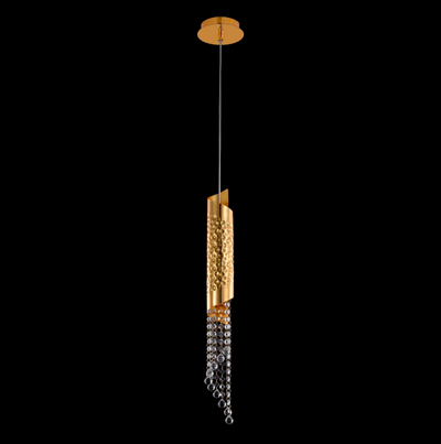 Светильник подвесной Crystal Lux CREDO SP1 GOLD 1471/201