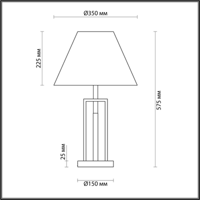 5290/1T NEOCLASSI LN23 000 черный, латунь Настольная лампа E27 1*60W 220V FLETCHER