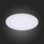 ST209.538.12 Св-к встр. Белый LED 1*12W 3000K 816Lm Ra80 110° IP20 D170xH8 90-265V