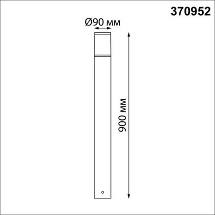 370952 STREET NT23 353 темно-серый Светильник ландшафтный IP54 E27 15W 220-240V VIDO