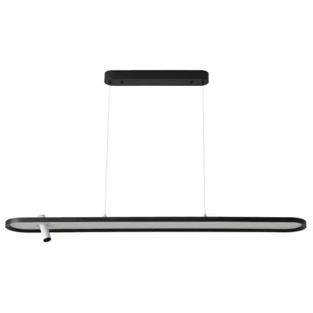 Светильник подвесной Crystal Lux CONTOUR SP45W LED BLACK 3800/245