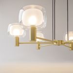 Подвесной светильник Vision E14х6, MOD411PL-06G. TM Maytoni