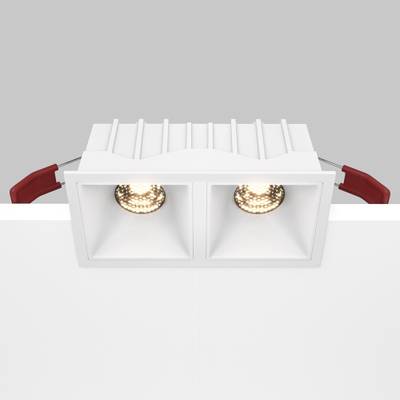 Встраиваемый светильник Alfa LED 3000K 2x10Вт 36°, DL043-02-10W3K-SQ-W. TM Maytoni