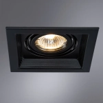 Точечный встраиваемый светильник Arte Lamp CANIS A6661PL-1BK, 1хGU10