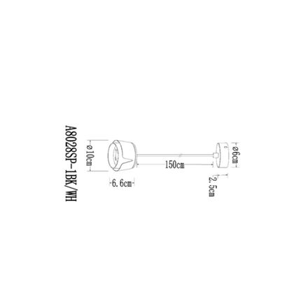 Подвесной светильник Arte Lamp AMAKS A8028SP-1WH, 1хGX53