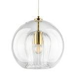Светильник подвесной Crystal Lux LUISA SP1 BRASS/TRANSPARENT 0840/201