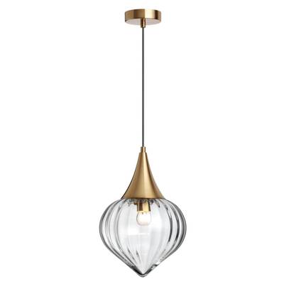 4950/1 PENDANT ODL22 469 бронзовый/прозрачный/стекло Подвес E14 1*40W KESTA