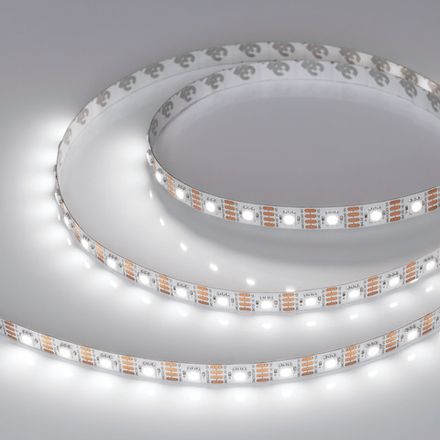 Светодиодная лента SPI-B60-10mm 12V White6000-PX1-RAM (9.3 W/m, IP20, 5060, 5m) (Arlight, бегущий огонь)