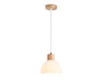 Подвесной светильник со сменной лампой TR83133 LW/FR светлое дерево/белый матовый E27 max 40W D180*1040