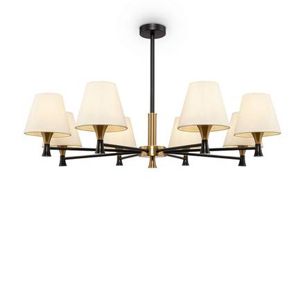 Люстра Perfetto FR5098PL-08BBS, E14х8. TM Maytoni