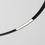 Slim Magnetic Трековый светильник для радиусного шинопровода 8W 4200K Planar чёрный Ø1200мм 85181/01