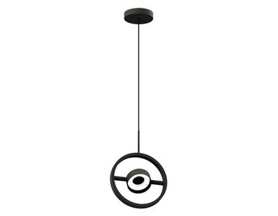 Корпус светильника подвесной поворотный для насадок Ø85мм C9112 SBK черный песок 200*20*1085mm GX53