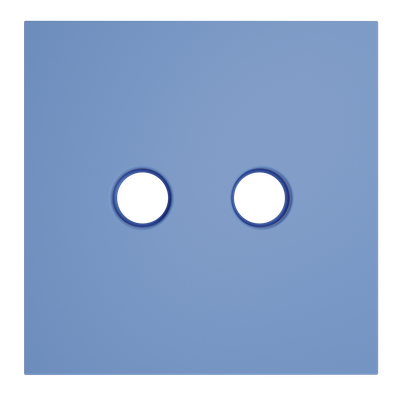 VLS001615 Накладка для розетки телевизионной оконечной TV+SAT, S70 (деним). (ТМ Maytoni)