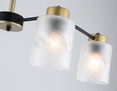 Светильник подвесной TR303324/4 BK/GD черный/золото E27/4 max 60W 650*290*270