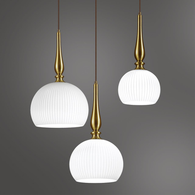 4767/1 PENDANT ODL21 413 белый/бронзовый Подвес E27 60W RUNGA