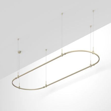 Основание ART-APRIORI-OVAL-HANG-3000x1000 (OG) (Arlight, IP20 Металл, 3 года)