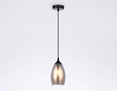 Светильник подвесной TR3535 BK/SM/FR черный/дымчатый/белый матовый E27 max 40W D120*800