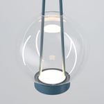 Подвесной светодиодный светильник со стеклянным плафоном 50267/1 LED синий