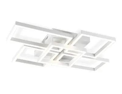 Светильник светодиодный потолочный FA1011/4+1 WH белый 90W 3000K-6400K 710*490*95 (ПДУ ИК)