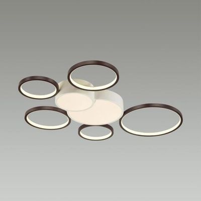 5254/99CL LEDIO LN23 246 белый, черный Люстра потолочная диммир. с ДУ LED 126W 220V NORBERT