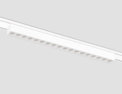 Светильник светодиодный трековый для шинопровода Magnetic Ultra Slim GV1414 WH белый IP20 18W 4200K 48V 24° 338*26*24