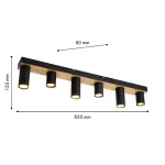 Потолочный светильник Olson 4431-6C, 6*GU10*50W. ТМ F-Promo