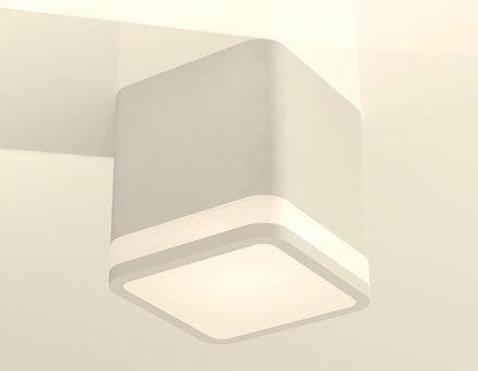 Комплект накладного светильника с акрилом XS7805030 SWH/FR белый песок/белый матовый MR16 GU5.3 (C7805, N7750)