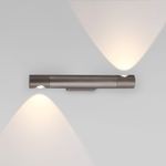 Настенный светодиодный светильник в стиле минимализм 40161 LED титан