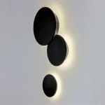 379137 Светильник PIATTO 1x6W LED 600LM G ЧЕРНЫЙ 3000K IP65