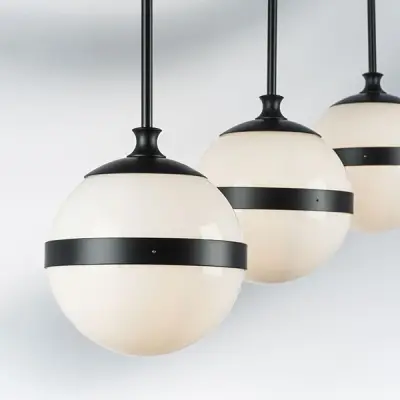 813117 Подвес GLOBO 1х40W E14 black/white Lightstar