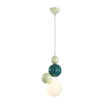 8008/1A MODERNI LN24 белый, голубой/белый металл/пластик Подвес G9 LED 5W 220V BALLONS