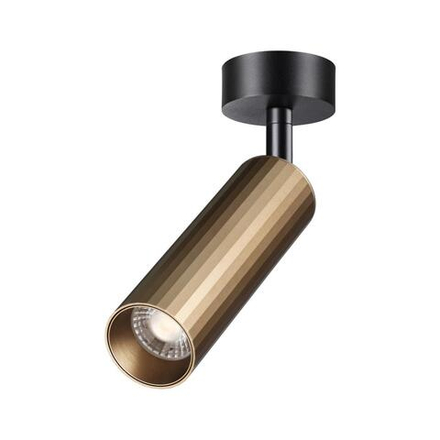 358987 OVER NT22 384 бронза светлая/черный Светильник светодиодный накладной IP20 LED 4000K 15W 220V ALBA