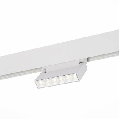 ST364.546.06 Магнитный трековый светильник белый LED 1*6W 4000K 532Lm Ra&gt;80 36° IP20 L120xW22xH108 48V