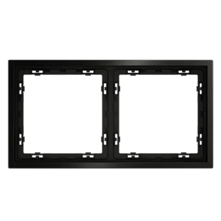 VLSM120212 Рамка металлическая на 2 поста, S70 Metal (антрацит). (ТМ Maytoni)
