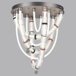 5456/80CL L-VISION ODL_EX26 045 темный сатин.никель/терракот/черный Люстра потолочная LED 80W 4000K COLLIER