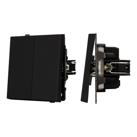 Механизм выключателя управления шторами SWT-TENDO-MKR2-SFPL-BK (230V, 10A) (Arlight, -)