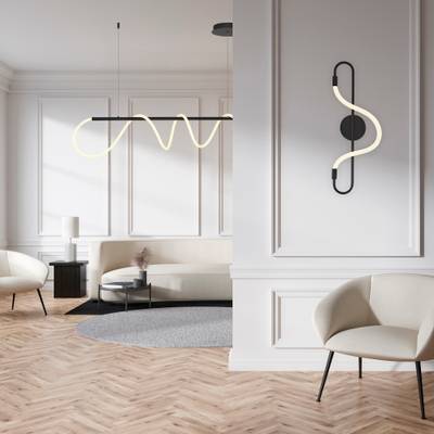 SL6102.401.16 Светильник настенный ST-Luce Черный/Белый LED 1*16W 3000K