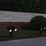 SL9011.405.02 Светильник уличный наземный ST-Luce черный/белый GU10 2*50W