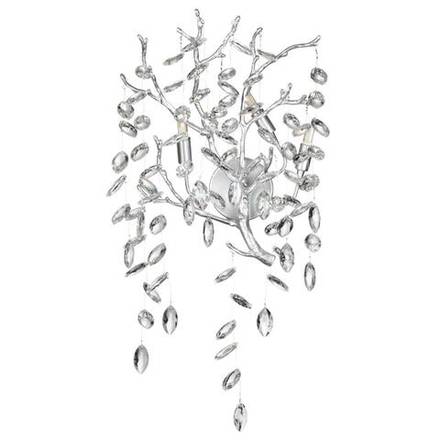 4970/3W HALL ODL24 615 матов.серебристый/алюмин./хрусталь Бра G9 3*40W DELICA