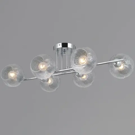 IL0701-6CSQ-24 CR ARIES светильник потолочный ILLUMICO, E14х6