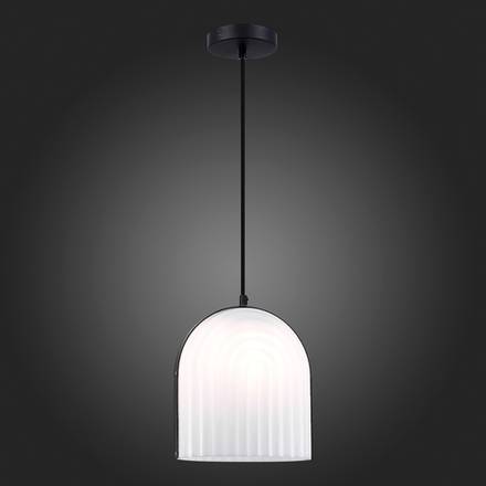 SL1302.403.01 Светильник подвесной ST-Luce Черный/Белый E27 LED 1*7W