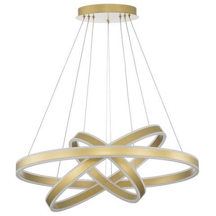 Citilux Дуэт CL719682 LED Люстра подвесная с пультом Золото